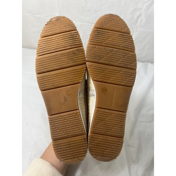 Alex Marie Raanata Espadrille Slip-Ons size 9.5 TAUPE SOFT GOLD - Picture 5 of 16